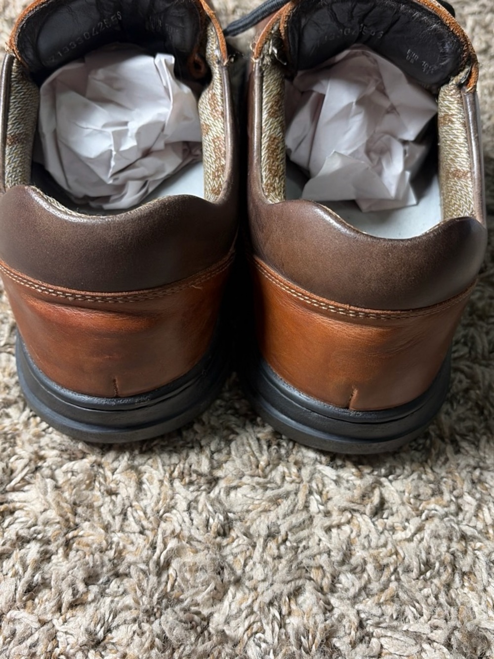 Mephisto Gore-Tex Men’s 11 Brown Leather Walking Comfort Shoes Lace Up - Picture 7 of 8